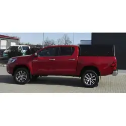 Hardtop Contour noir/ lisse sans fenêtre latérale Toyota Hilux Revo 2016+ xtra-Cab Alu-Cab